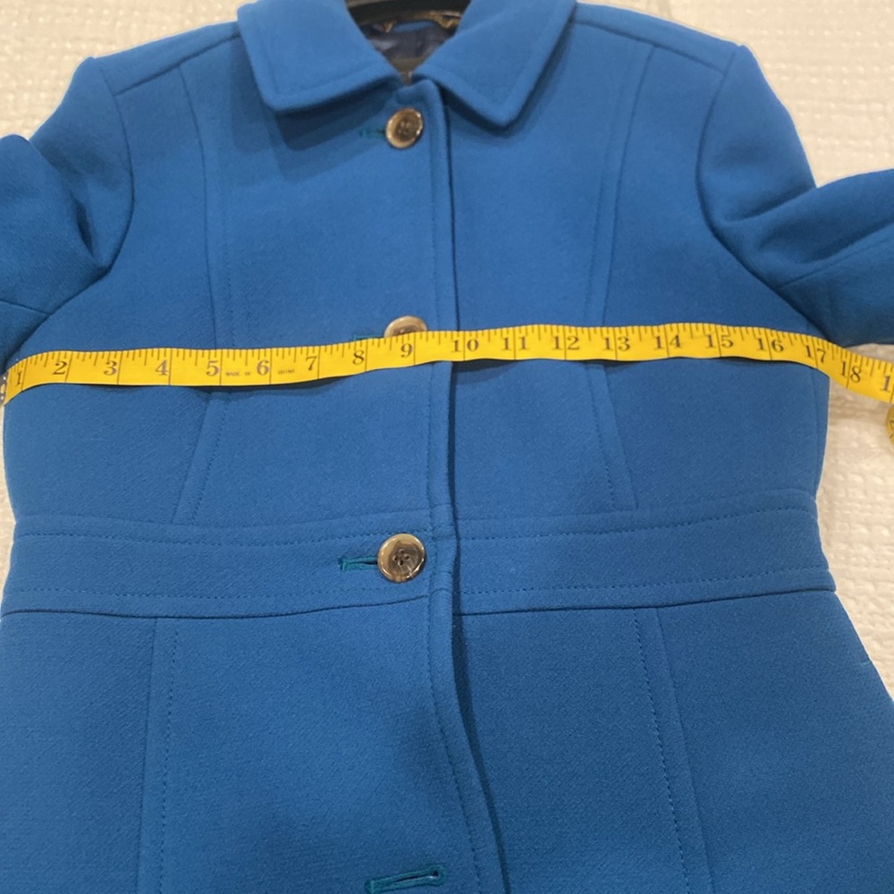 JCREW Lady day coat 4P Color Matisse blue - Picture 8 of 10